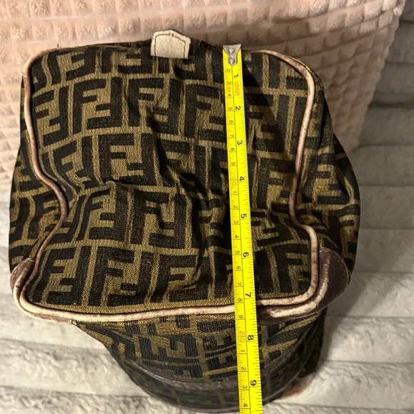 Fendi Monogram Black and Brown Duffel Bag - Picture 9 of 16